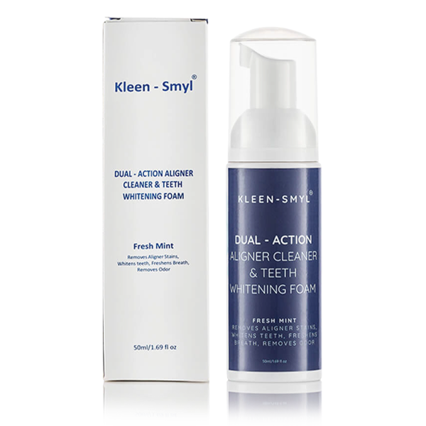 Kleen-Smyl Dual-Action Aligner and Teeth Cleaner - Fresh Mint - 50ml